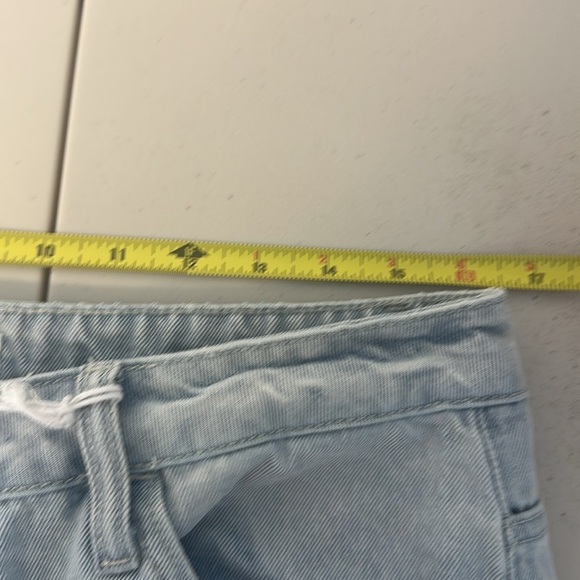 VERVET Women's Denim Destructed  Jeans 90’s Vintage Flare Size 32 NWOT - Picture 11 of 13